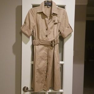 Ann Taylor khaki dress